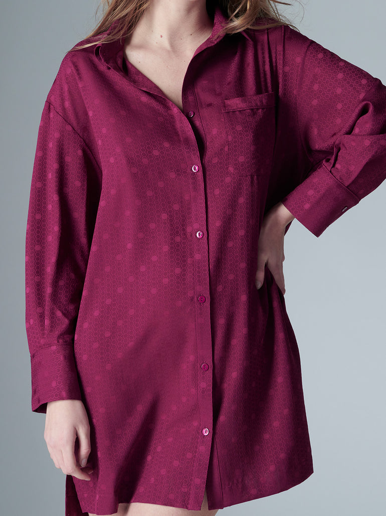 Night Shirt - Syrah