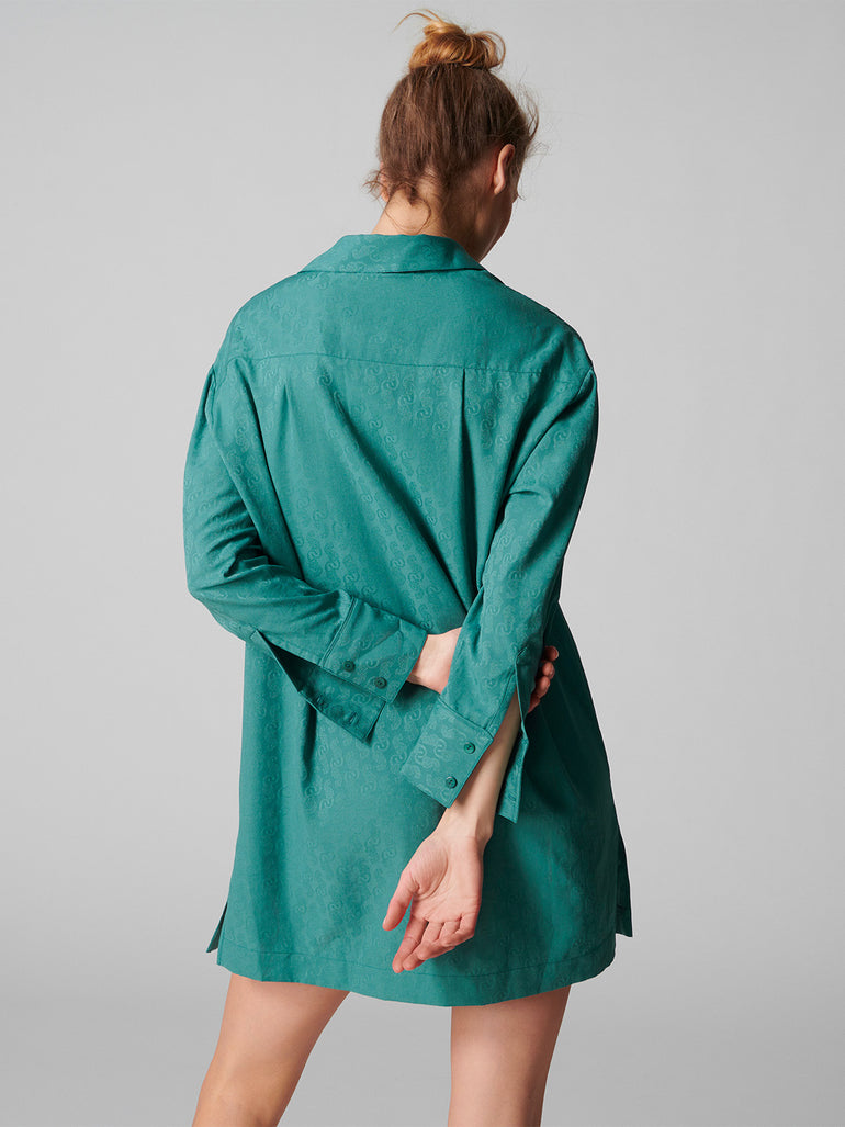 Caprice Night Shirt - Boreal Green