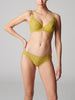 Underwired low-cut bra - Matcha