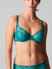 Full cup bra - Emerald green