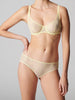 Underwired bra with curved neckline - Yuzu Yellow