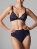 Soft cup triangle bra - Midnight