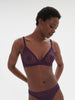 Soft cup triangle bra - Euphoria Purple