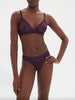 Soft cup triangle bra - Euphoria Purple