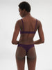 Soft cup triangle bra - Euphoria Purple