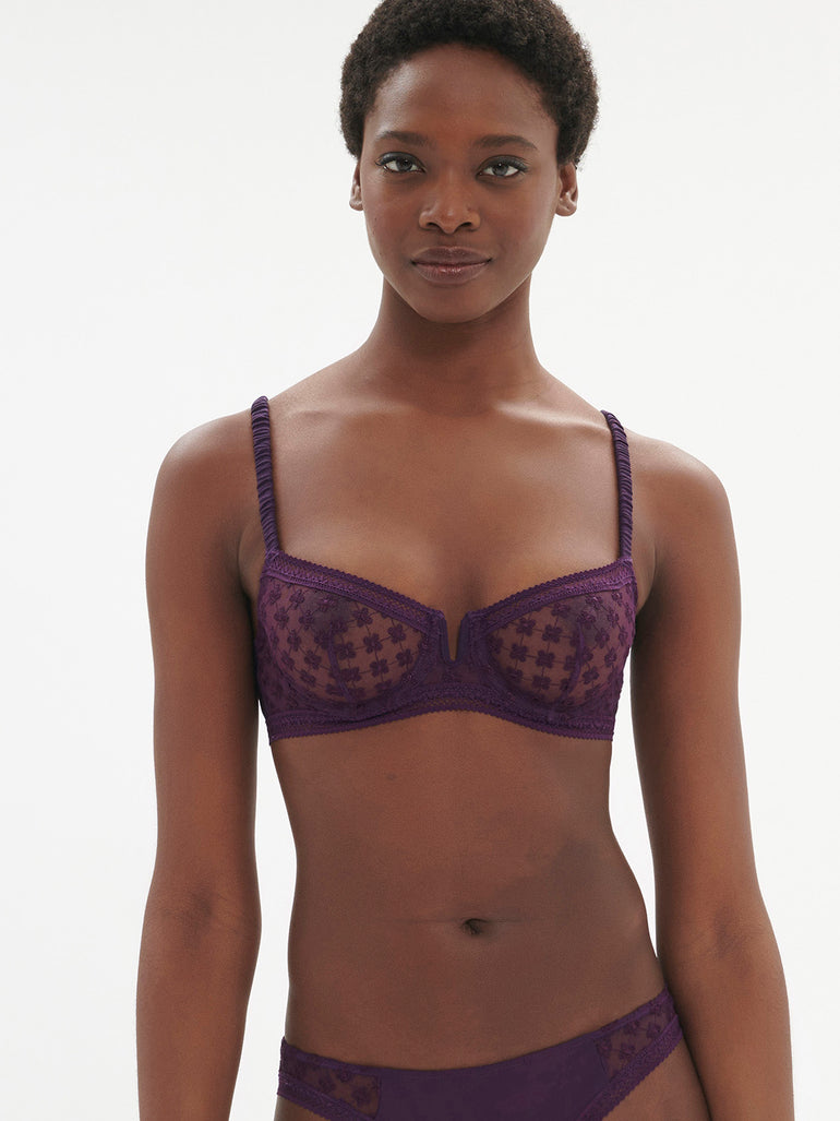 Half cup bra - Euphoria Purple