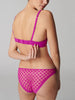 Triangle push-up bra - Bougainvillea