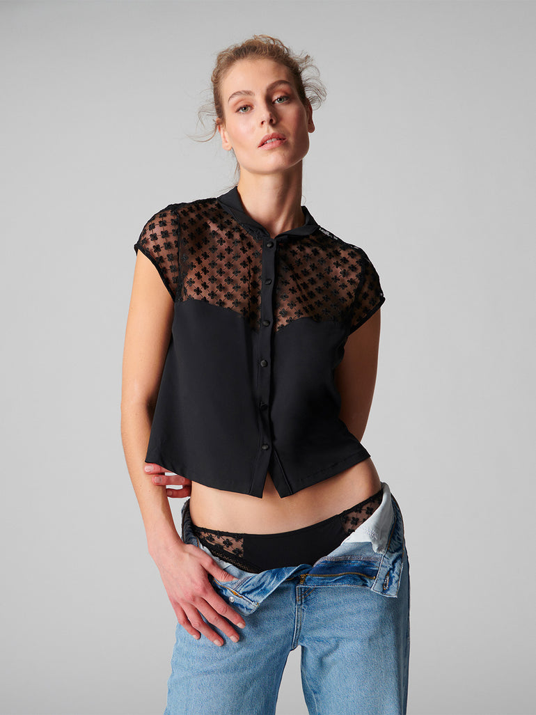 Hortense Top - Black