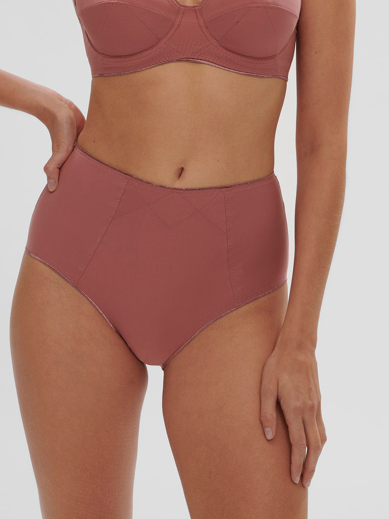 High-waist brief - Lychee