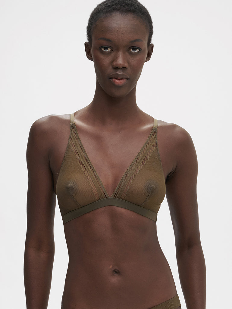 Soft Cup Bra in colour sweet pepper from the Moments collection
