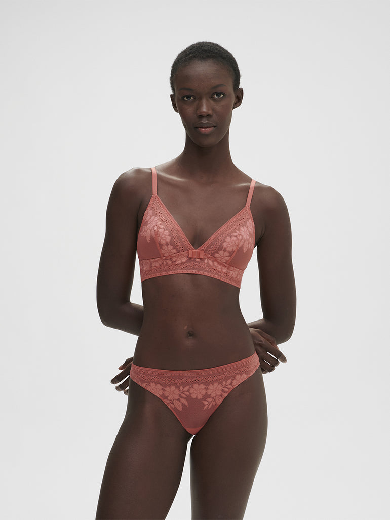 Soft cup triangle bra - Texas Pink – Simone Pérèle UK