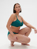 Full cup support bra - BLUE