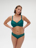 Full cup support bra - BLUE