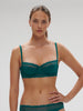 Half cup bra - BLUE