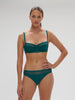Half cup bra - BLUE