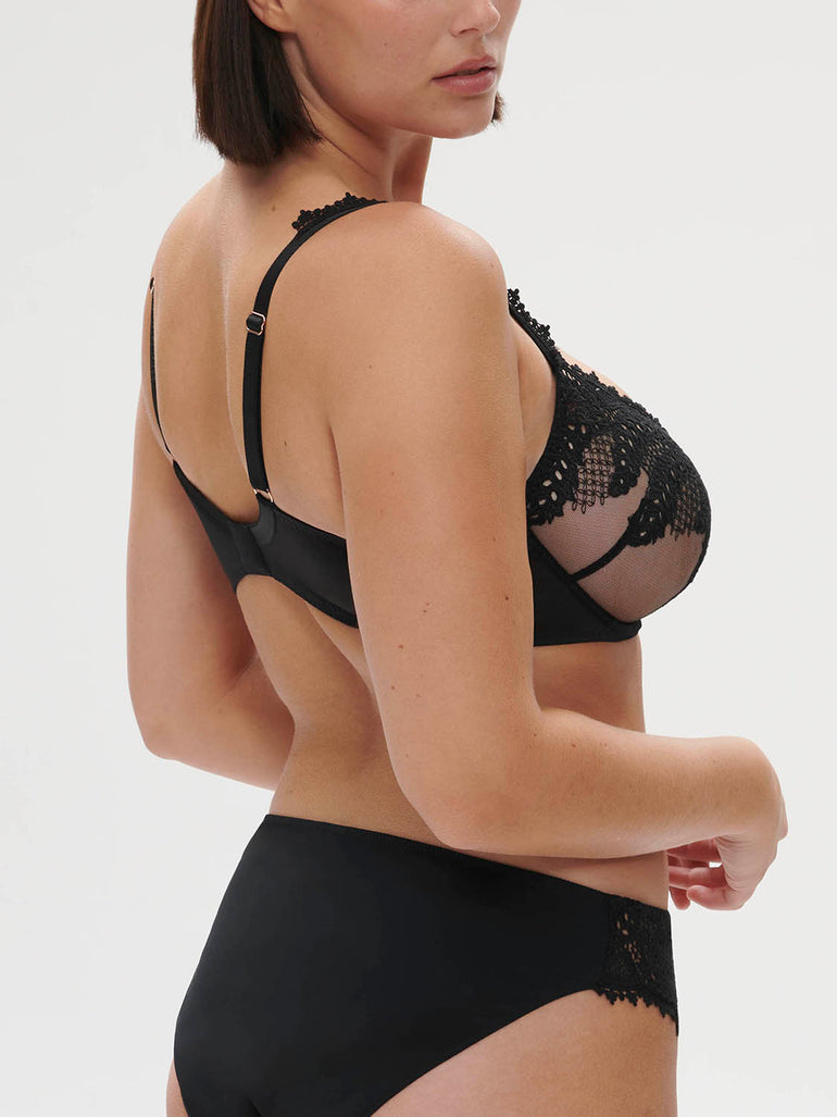 Full cup support bra - Black