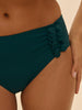 High-waist bikini brief - Emerald green