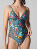 Underwired one-piece swimsuit - Lagoon Green