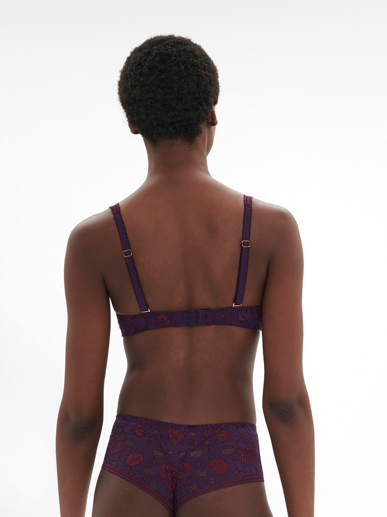 Soft cup triangle bra - Euphoria Purple