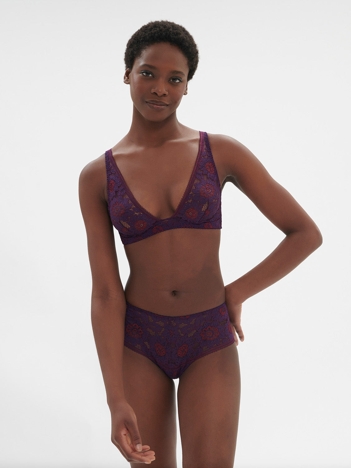 Soft Cup Triangle Bra - Euphoria Purple– Simone Pérèle UK