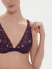 Underwired triangle bra - Euphoria Purple