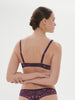 Underwired triangle bra - Euphoria Purple