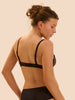 Plunging underwired bra - Black