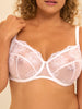 Full cup support bra - White