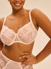 Full cup support bra - Sakura pink