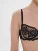 Half cup bra - Black