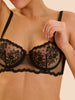 Half cup bra - Black