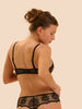 Half cup bra - Black