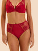 High-waist brief - Opera Red