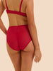 High-waist brief - Opera Red