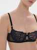 Half cup bra - Black