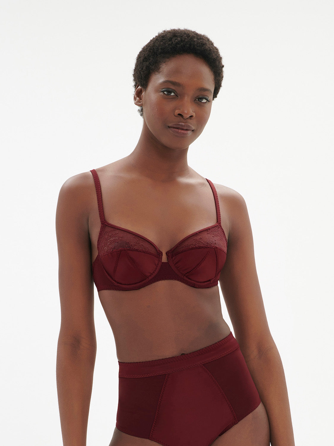 Underwired bra - Dark Red