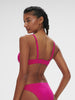 Low-cut underwired bra - Hibiscus Pink