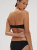 Underwired bandeau bikini top - Black