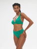 High-waist bikini brief - Waterfall Green