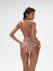 Wireless Molded One-Piece - Menara Pink Print