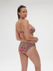 Underwired bikini top - Menara Pink Print