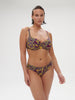 Underwired bikini top - Agadir Purple Print