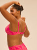 Underwired bikini top - Bright Rose Print