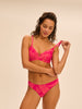 Underwired bikini triangle - Bright Rose Print