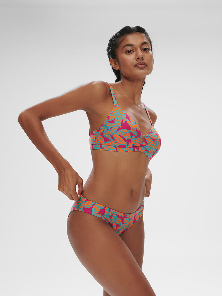 Bikini brief - Menara Pink Print