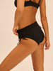 High-waist bikini brief - Black