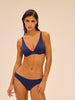 Underwired triangle bikini bra - Midnight