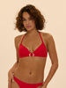 Wireless bikini triangle - Scarlet