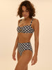 High-waist bikini brief - Sailing print