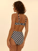 High-waist bikini brief - Sailing print
